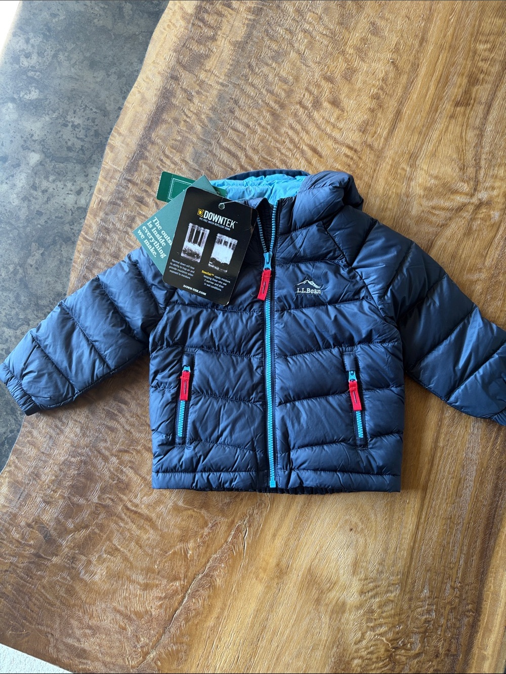 L.L. Bean Kids Navy Puffer Jacket
